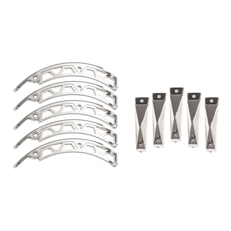 Grid Wheels Fits GD04 Series 20 x 9 Size Rims Chrome Plated Plastic Set Of 5 Equips One Wheel With Screws 4A20090CIN